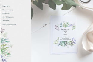 Spring Watercolor Clip Art Frame & Illustrations