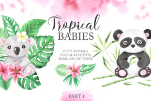 Watercolor Tropical Babies Set 1 Review